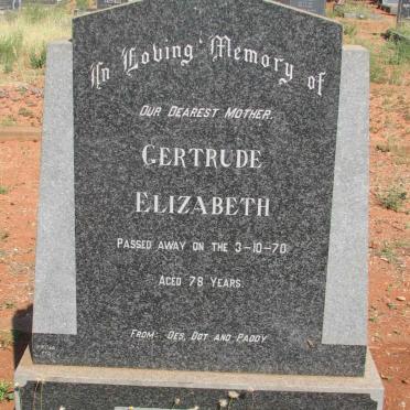LACEY Gertrude Elizabeth -1970