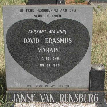 MARAIS David Erasmus 1948-1985