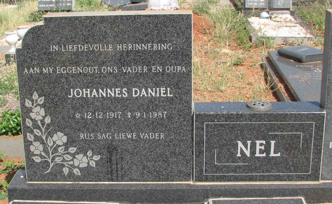 NEL Johannes Daniël 1917-1987