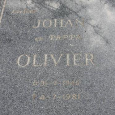 OLIVIER Johan 1946-1981