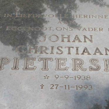 PIETERSEN Johan Christiaan 1938-1993