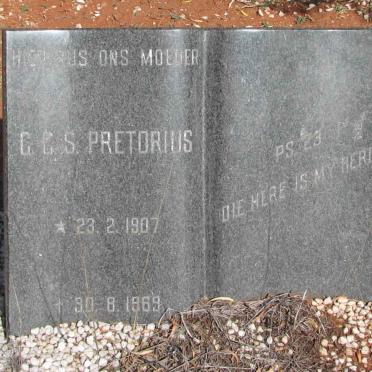 PRETORIUS C.C.S 1907-1969