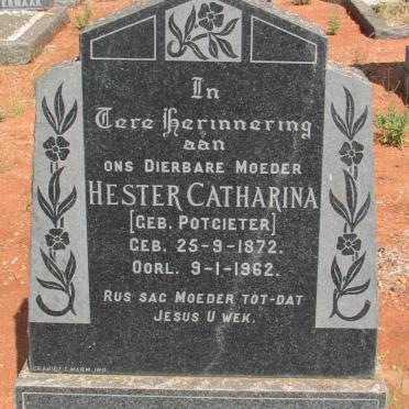 ROOS Hester Catharina nee POTGIETER 1872-1962