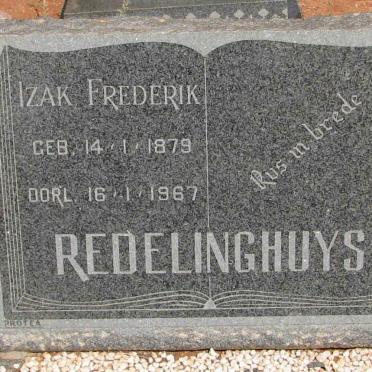 REDELINGHUYS Izak Frederik 1879-1967