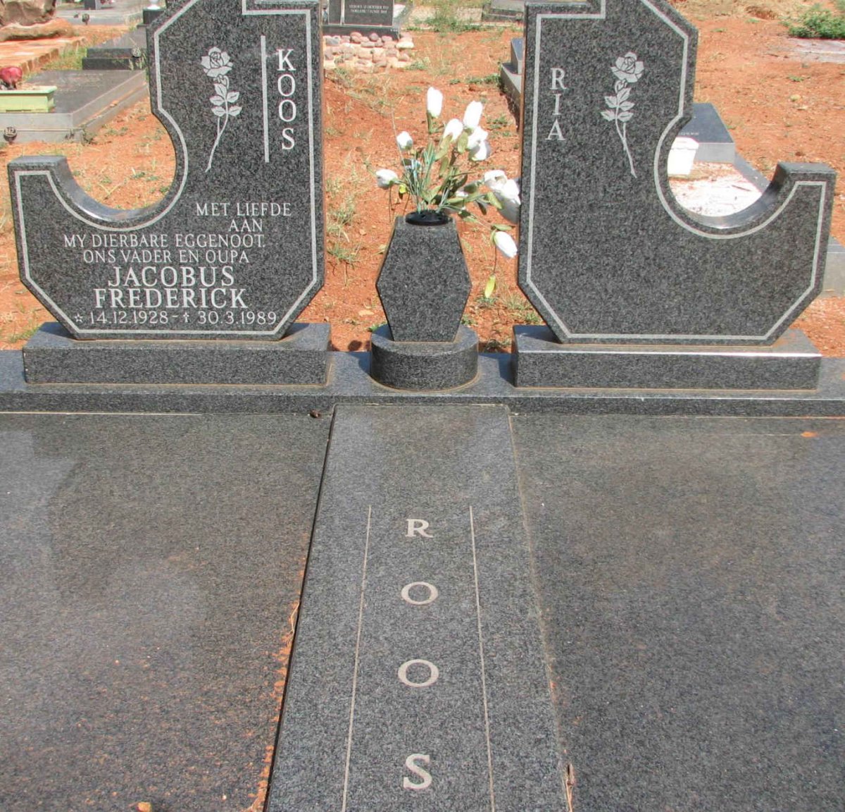 ROOS Jacobus Frederick 1928-1989 &amp; Ria 