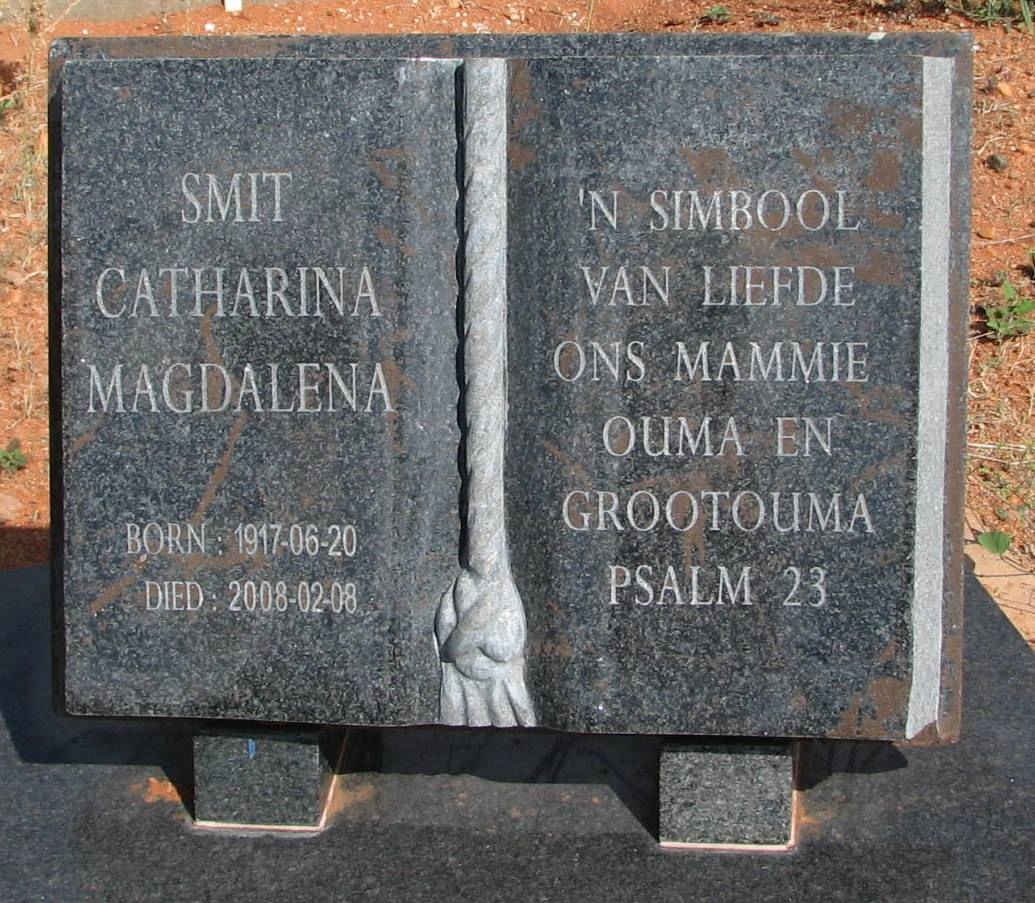 SMIT Catharina Magdalena 1917-2008