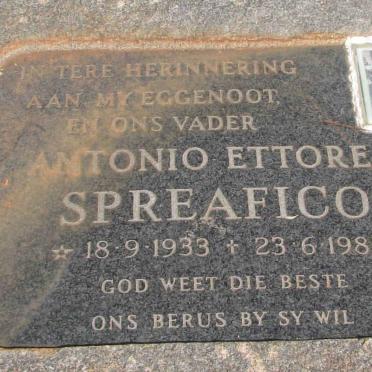 SPREAFICO Antonio Ettore 1933-1985