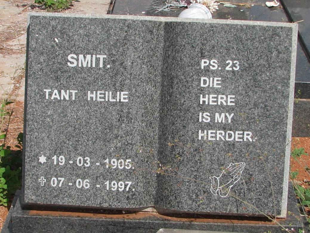 SMIT Heilie 1905-1997
