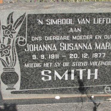 SMITH Johanna Susanna Maria 1911-1977
