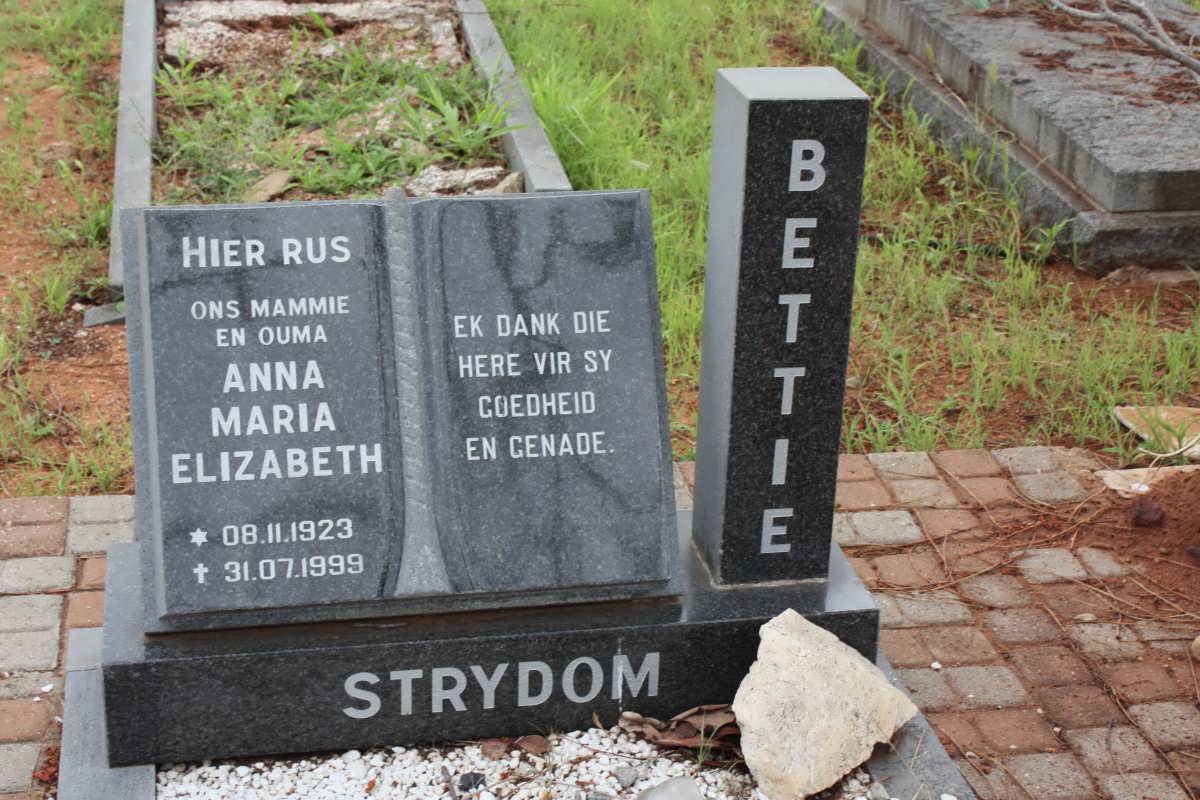 STRYDOM Anna Maria Elizabeth 1923-1999