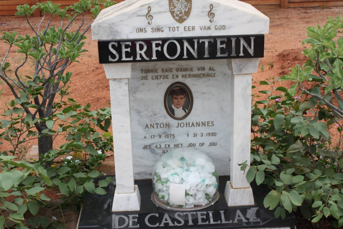 SERFONTEIN Anton Johannes 1975-1990