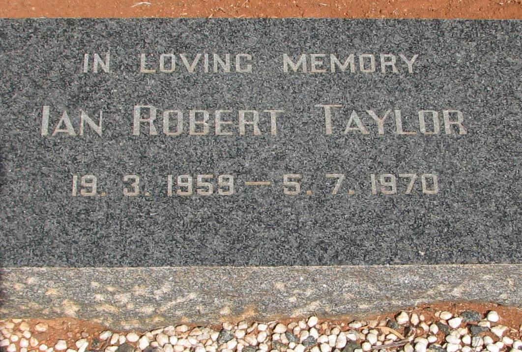 TAYLOR Ian Robert 1959-1970