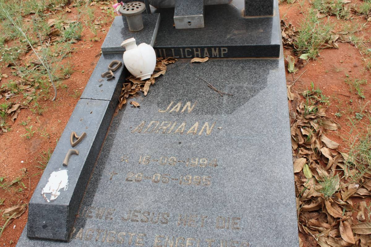 ULLICHAMP Jan Adriaan 1994-1995