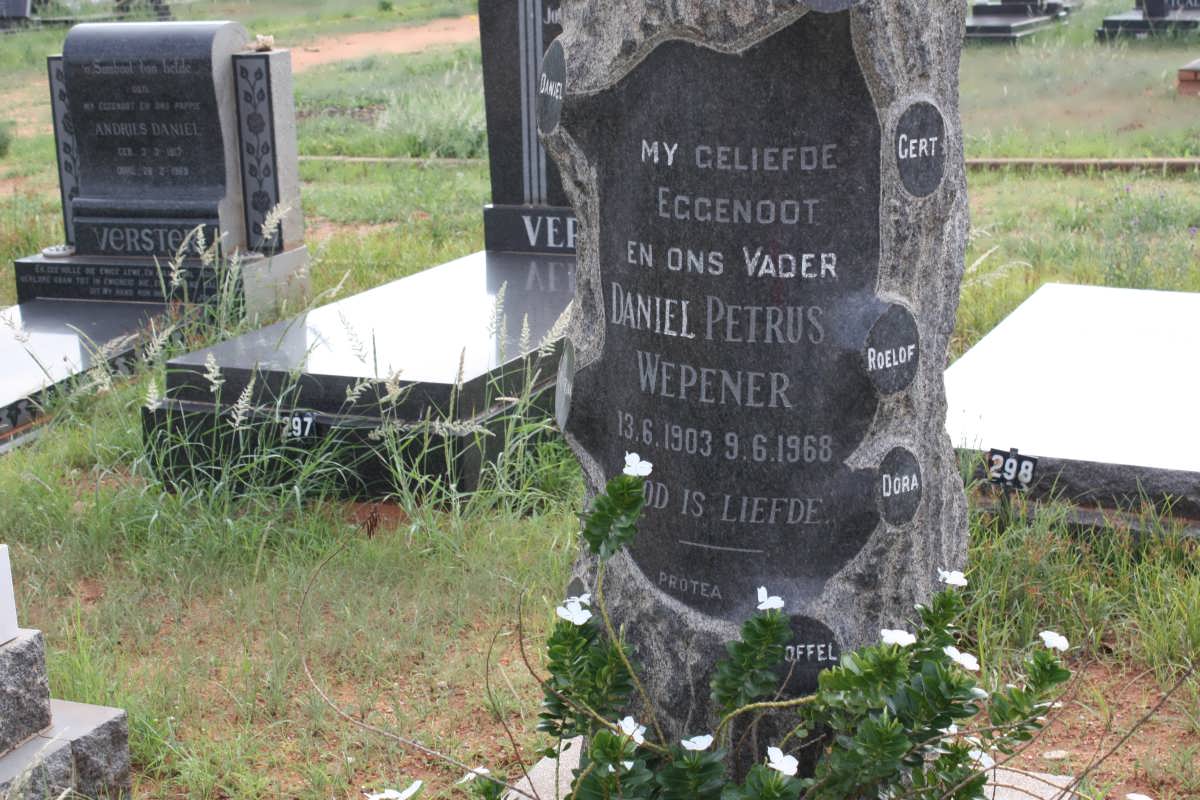 WEPENER Daniel Petrus 1903-1968