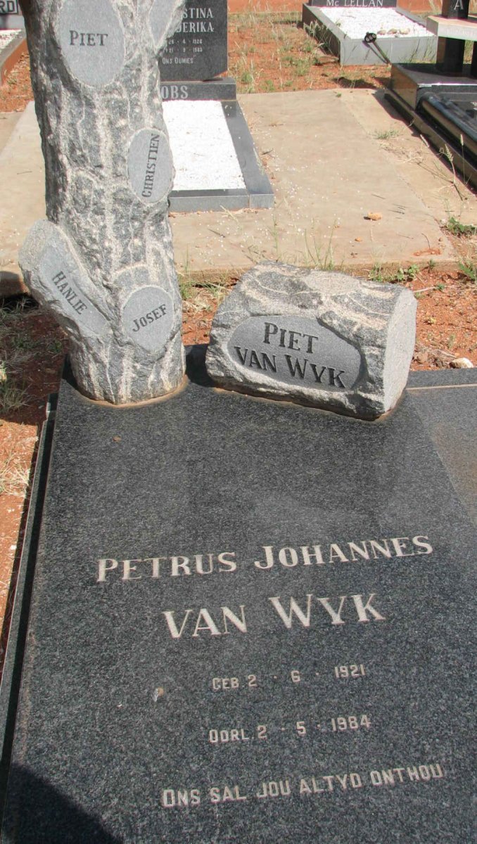 WYK Petrus Johannes, van 1921-1984