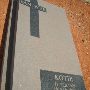 WYK Kotie, van 1921-1989