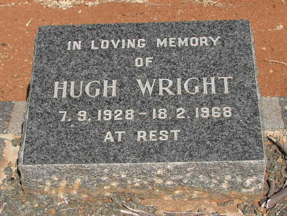 WRIGHT Hugh 1928-1968