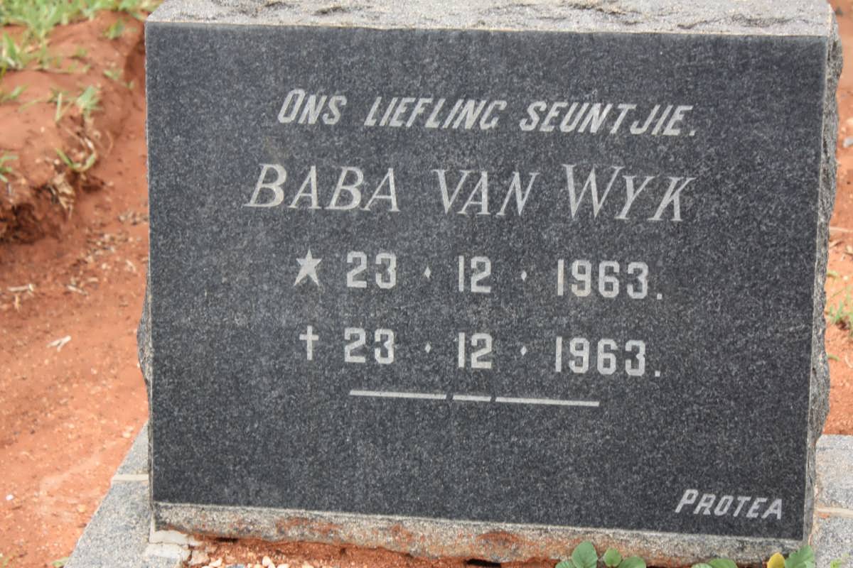 WYK Baba, van 1963-1963