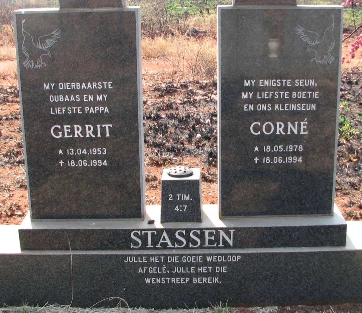 STASSEN Gerrit 1953-1994 :: STASSEN Corne 1969-1994