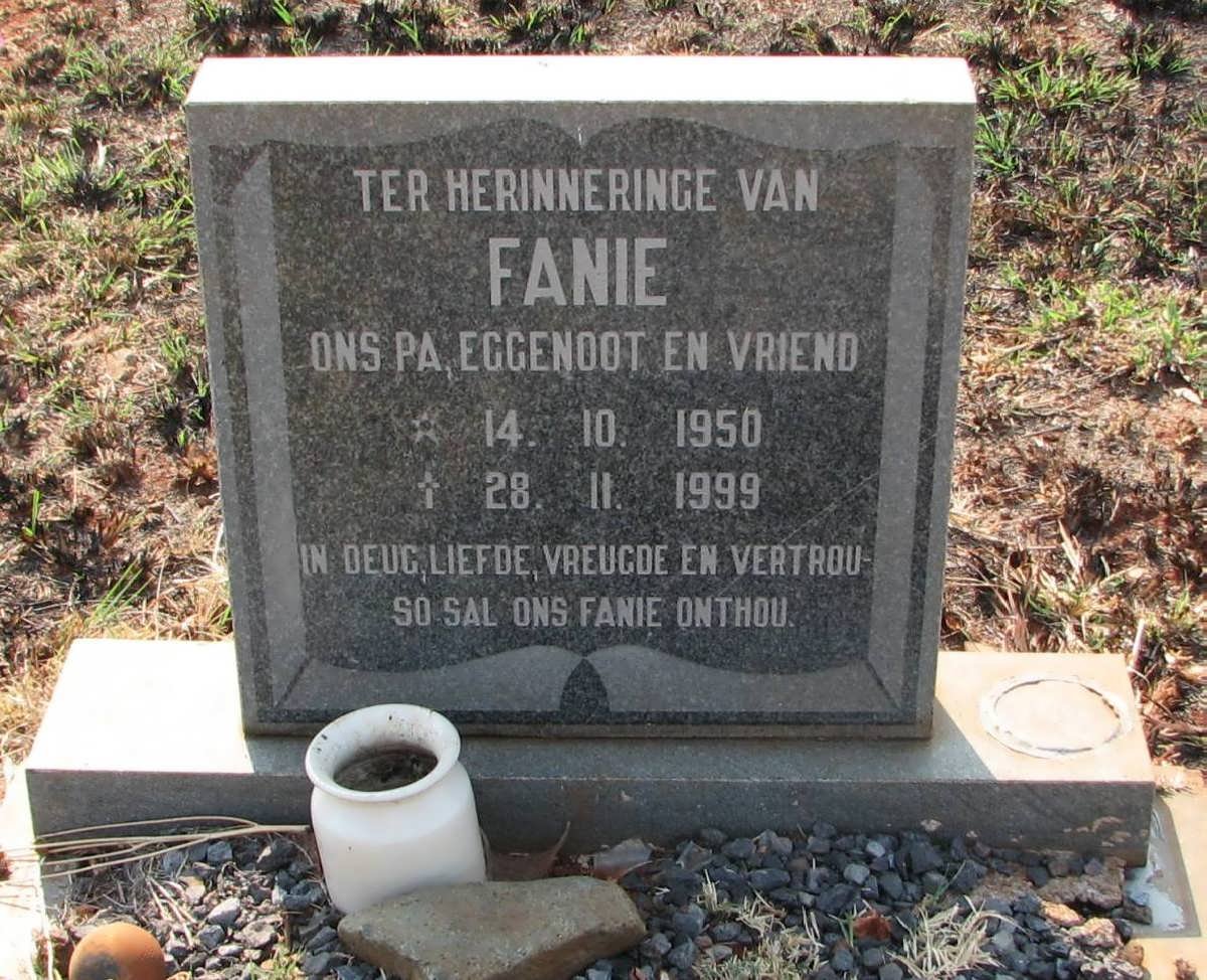? Fanie 1950-1999