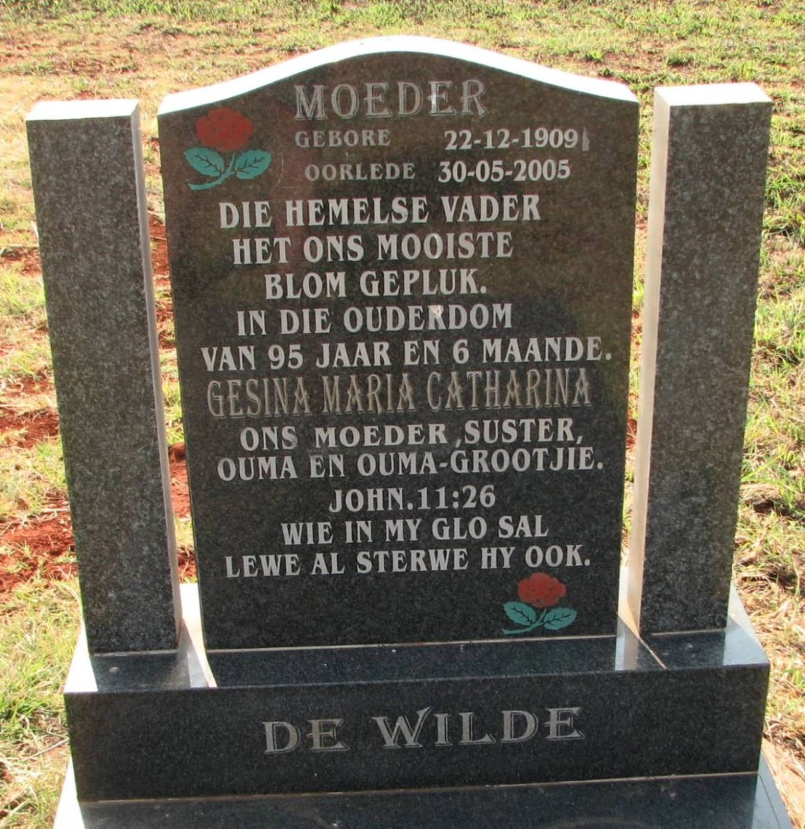 WILDE Gesina Maria Catharina, de 1909-2005
