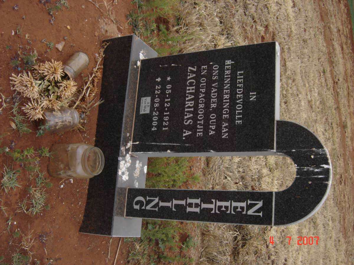 NEETHLING Zacharias A. 1921-2004