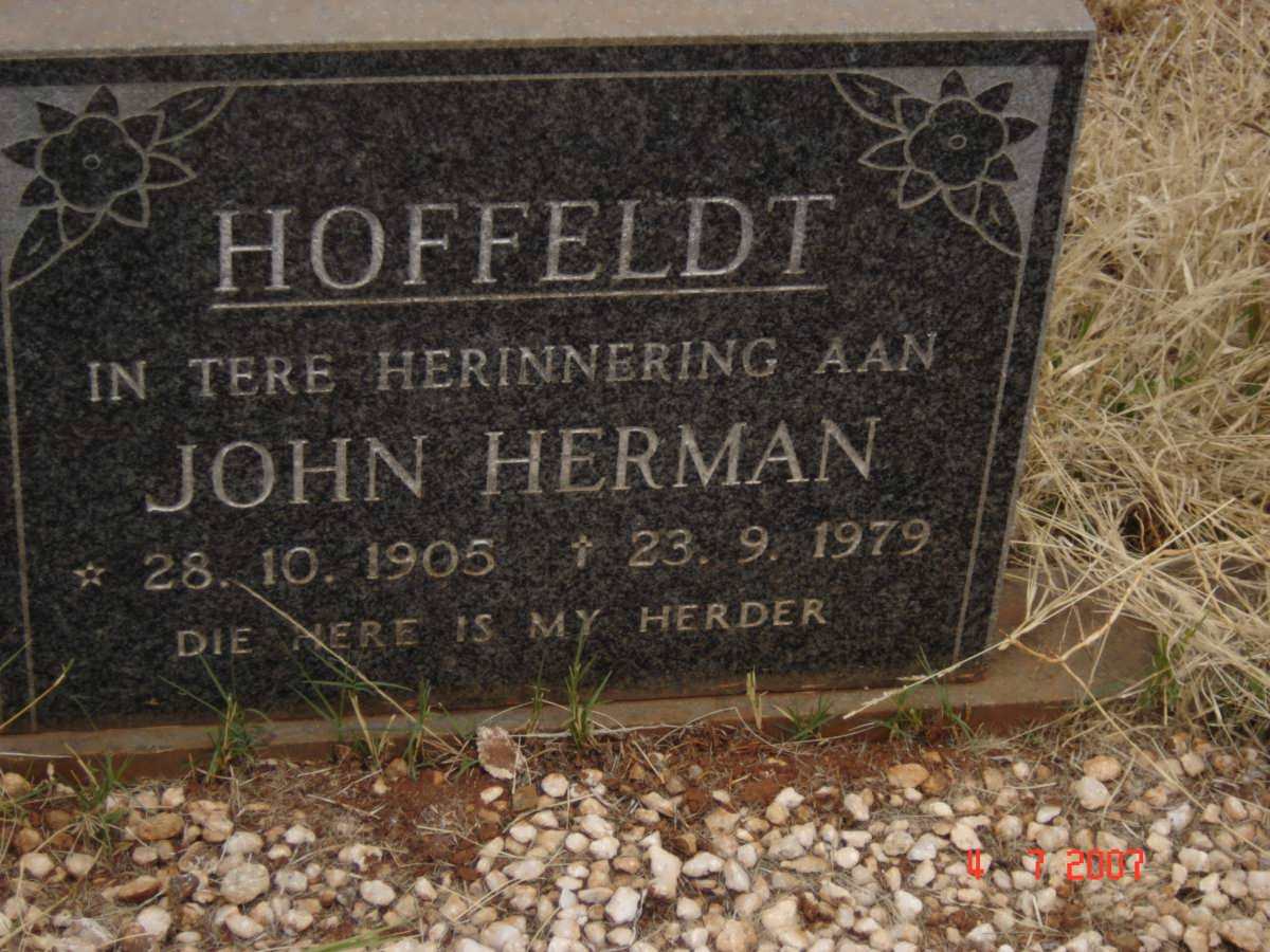HOFFELDT John Herman 1905-1979