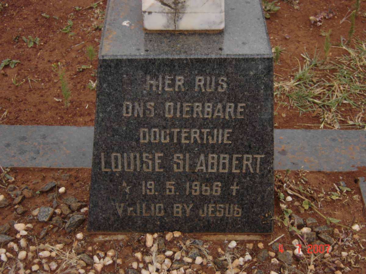 SLABBERT Louise 1966-1966