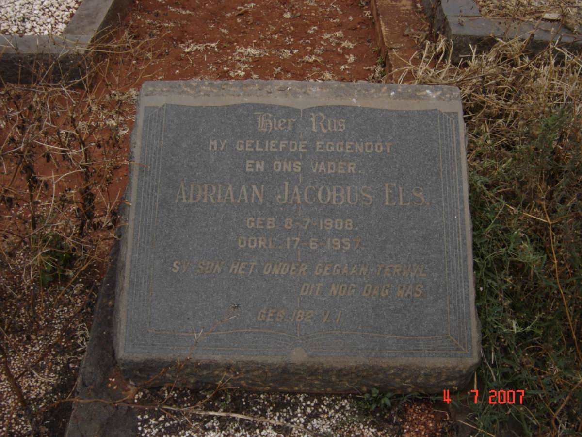 ELS Adriaan Jacobus 1908-1957