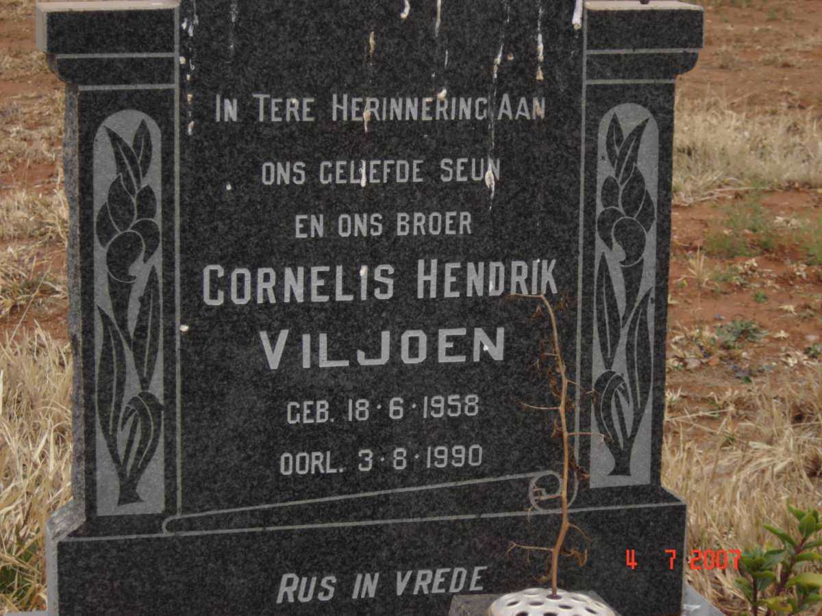 VILJOEN Cornelis Hendrik 1958-1990