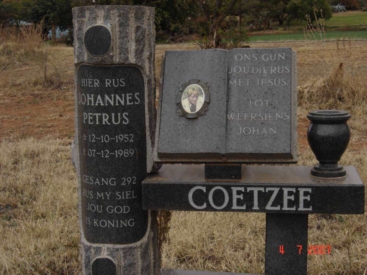COETZEE Johannes Petrus 1952-1989