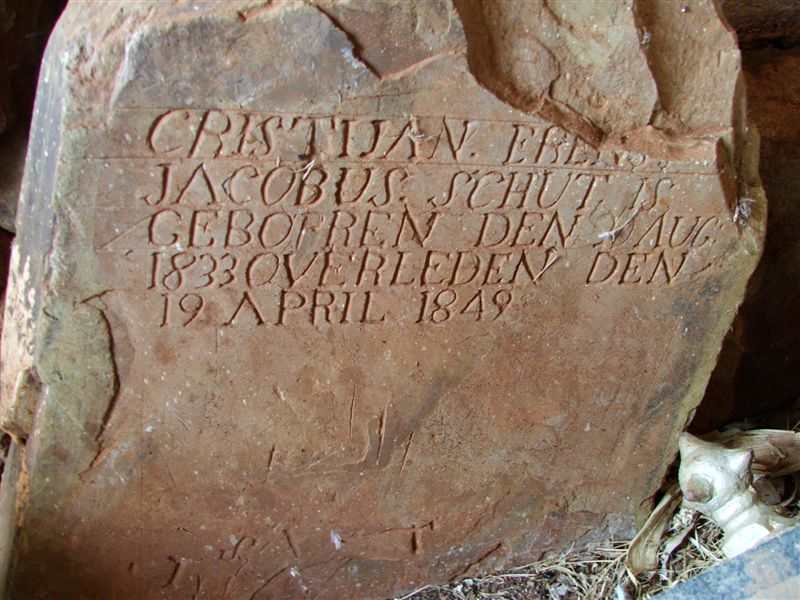 SCHUT Cristijan Erens Jacobus 1833-1849