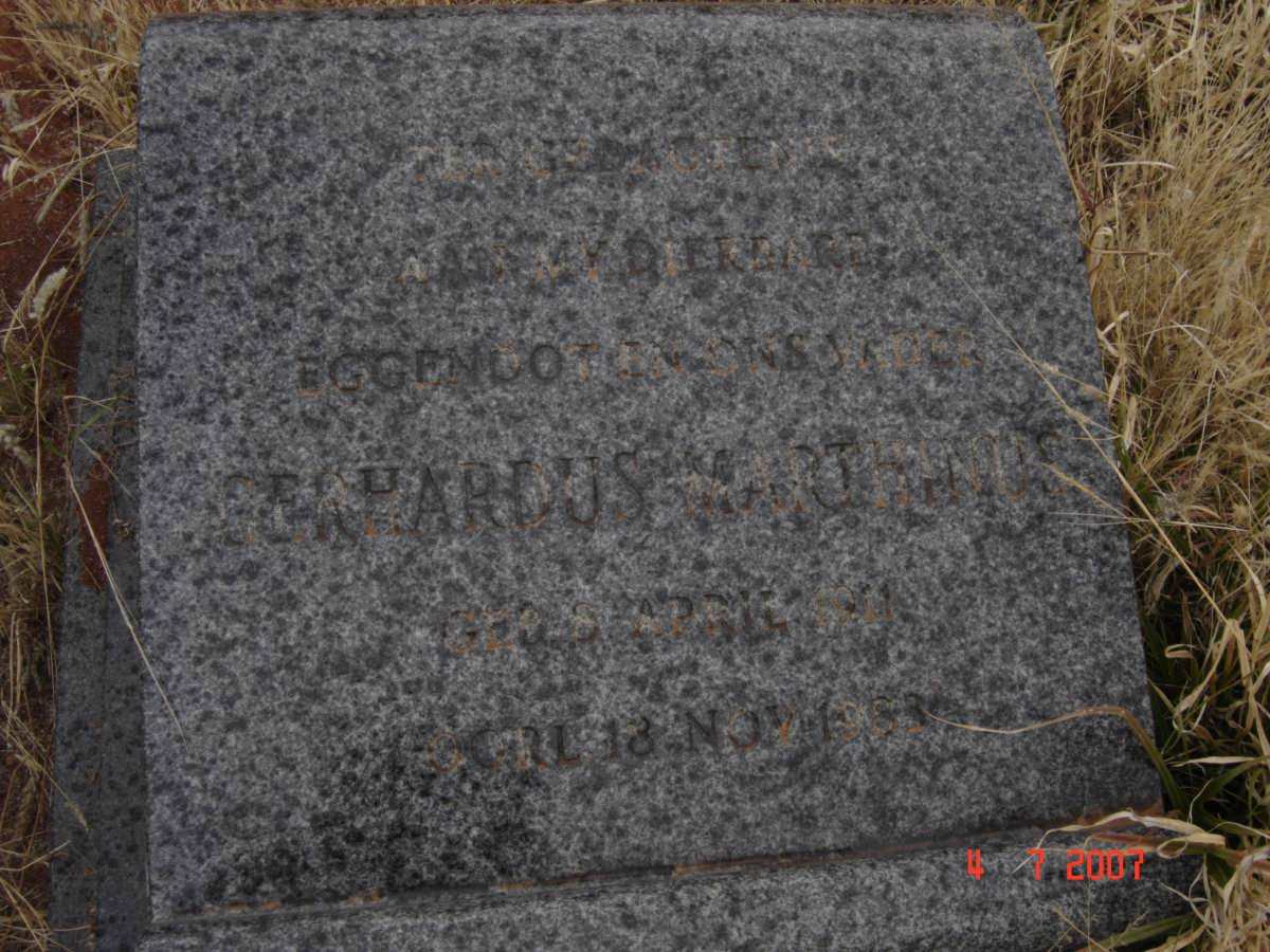 MARITZ Gerhardus Marthinus 1911-1983