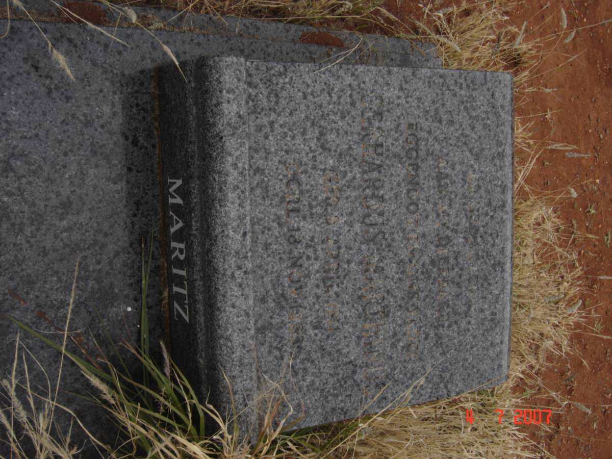 MARITZ Gerhardus Marthinus 1911-1983