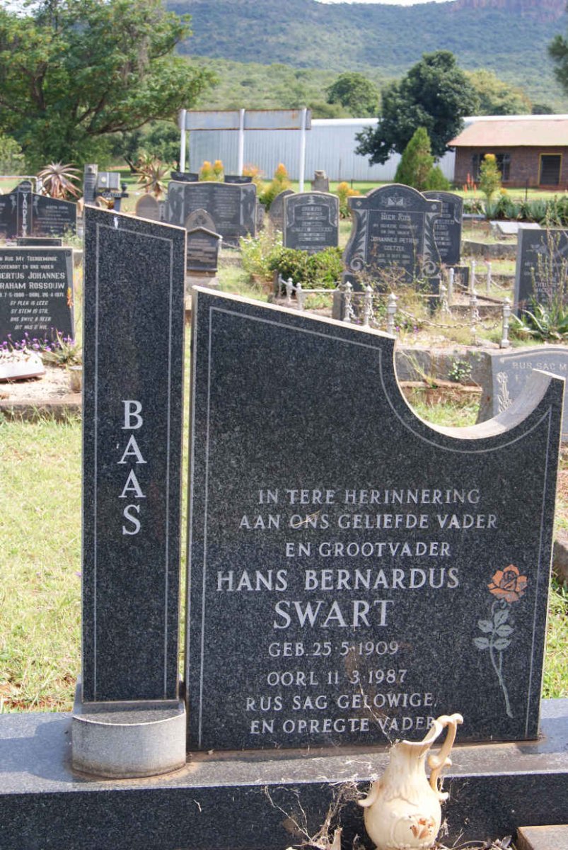 SWART Hans Bernardus 1909-1987