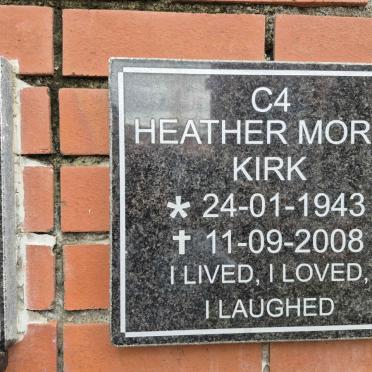 KIRK Heather Moria 1943-2008