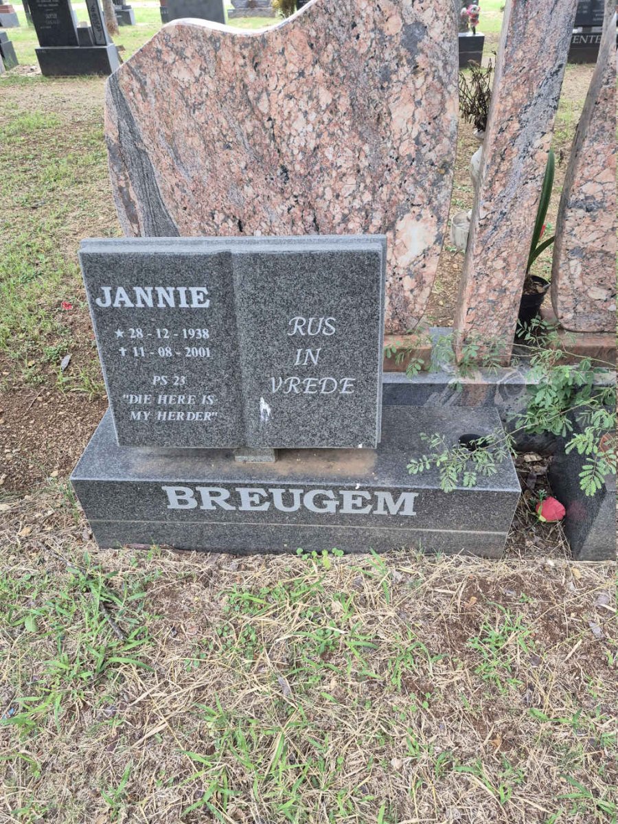 BREUGEM Jannie 1938-2001