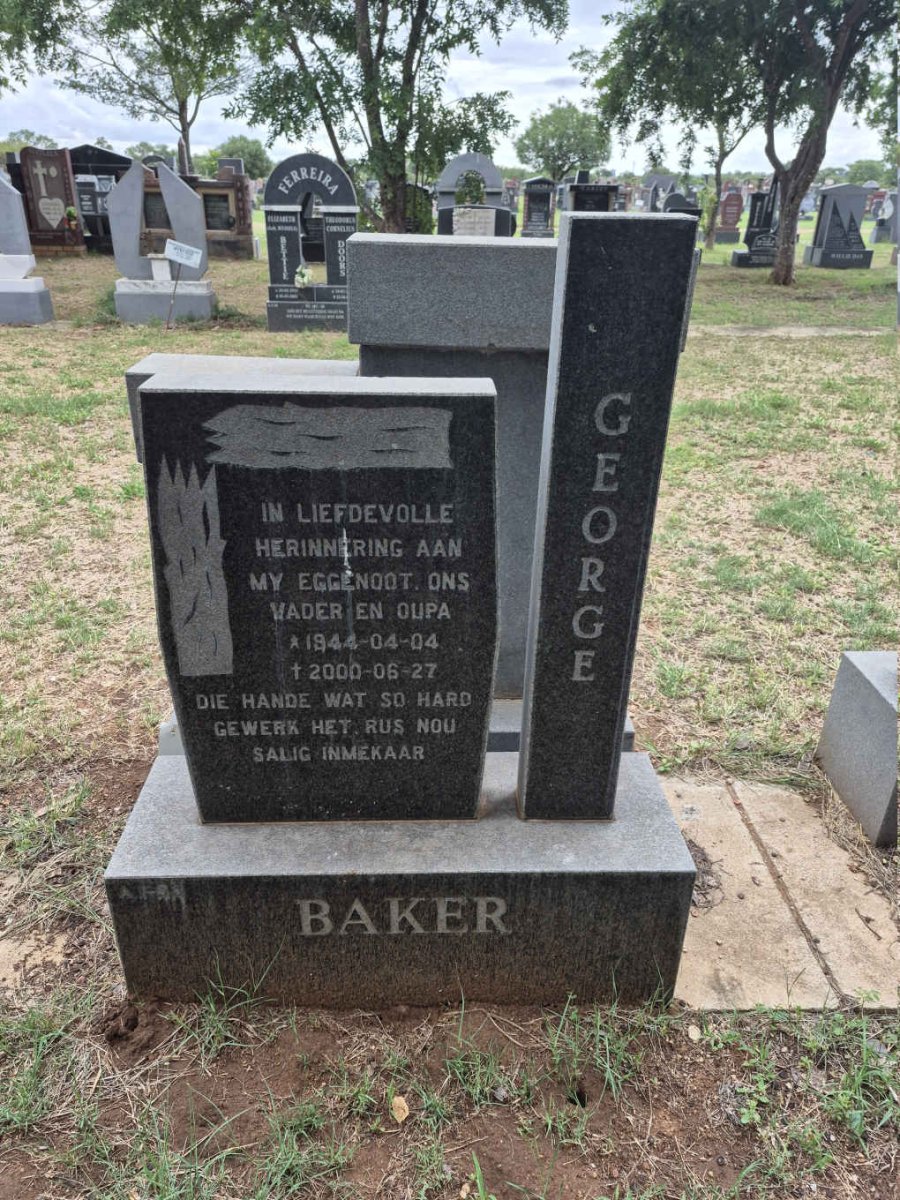 BAKER George 1944-2000