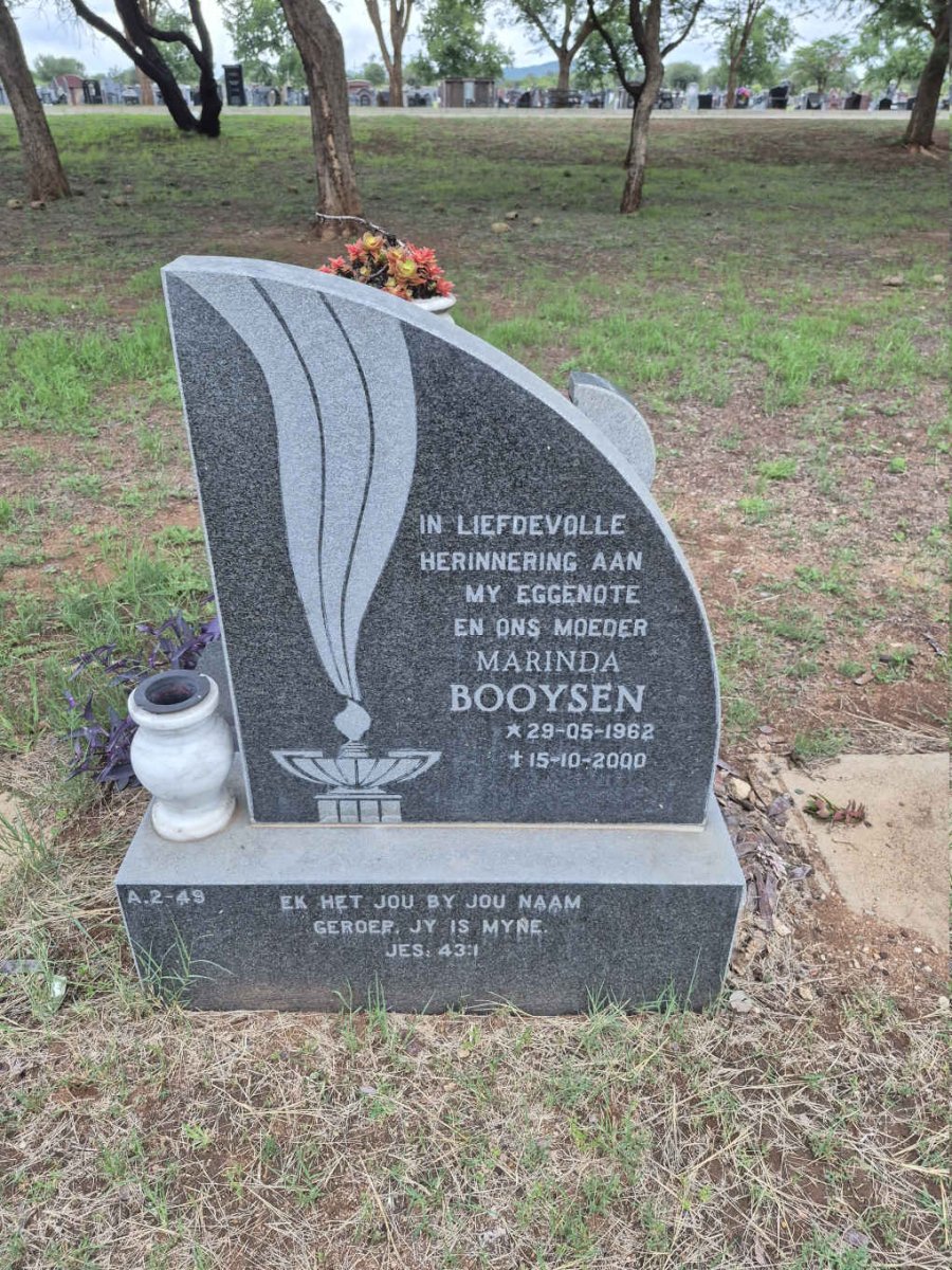 BOOYSEN Marinda 1962-2000