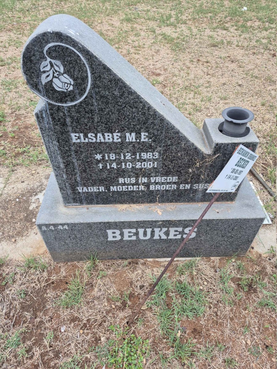 BEUKES Elsabe M.E. 1983-2001
