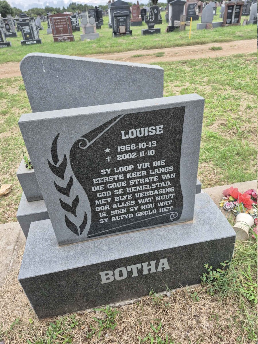 BOTHA Louise 1968-2002