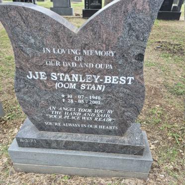 BEST J.J.E., STANLEY- 1940-2001 