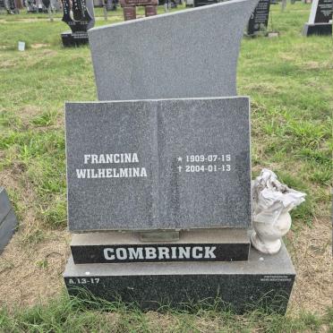 COMBRINCK Francina Wilhelmina 1909-2004