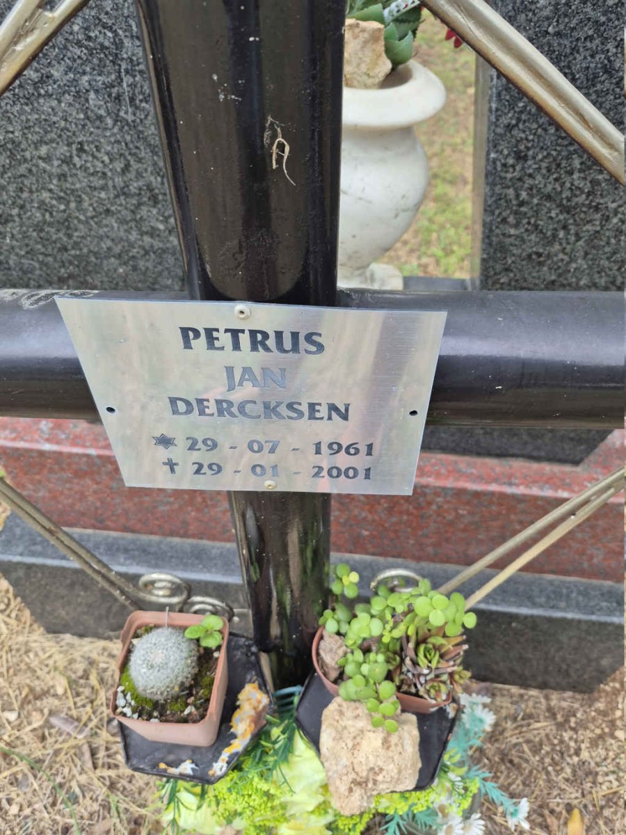 DERCKSEN Petrus Jan 1961-2001