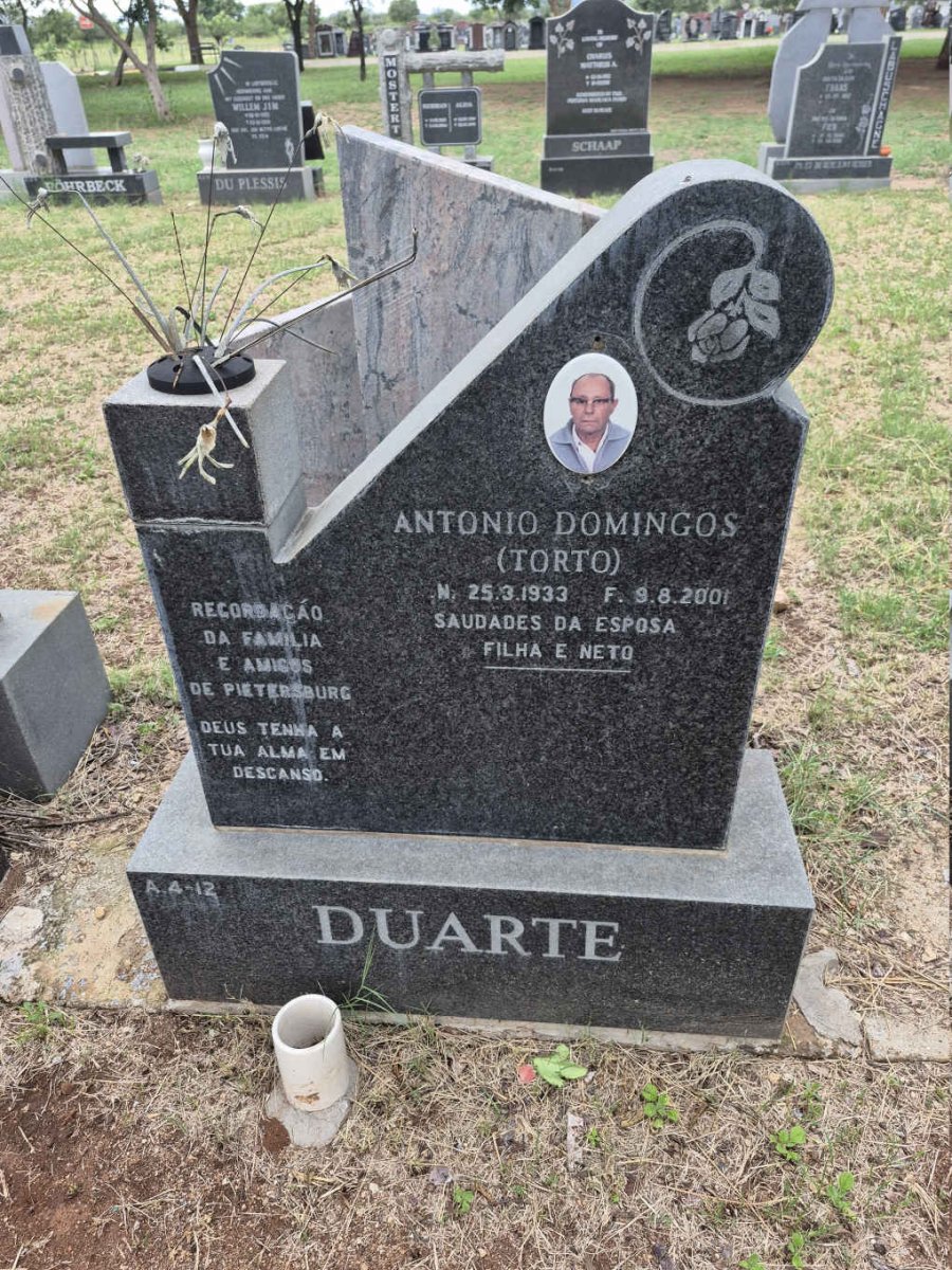 DUARTE Antonio Domingos 1933-2001