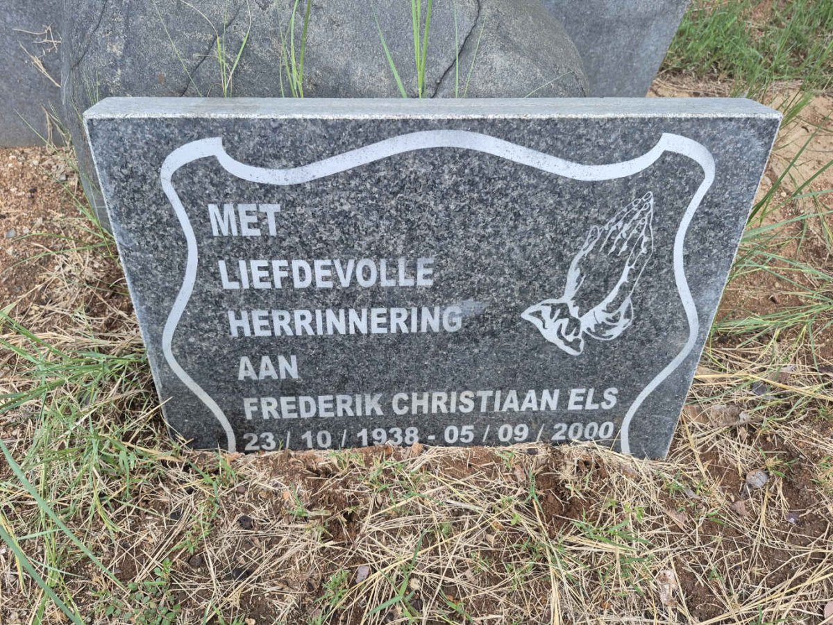 ELS Frederik Christiaan 1938-2000