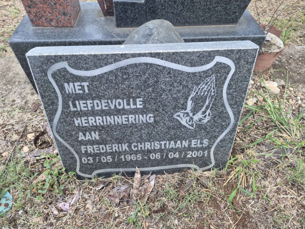 ELS Frederik Christiaan 1965-2001