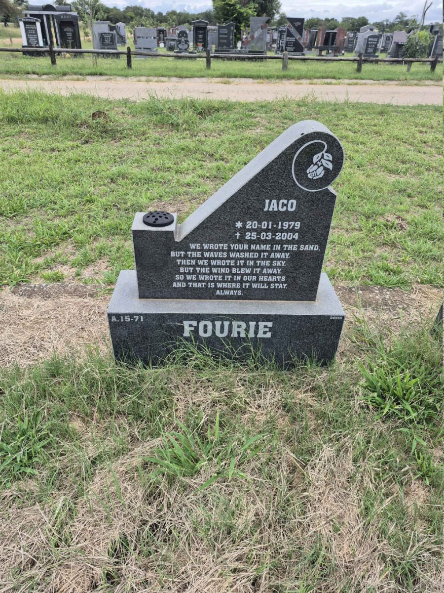 FOURIE Jaco 1979-2004