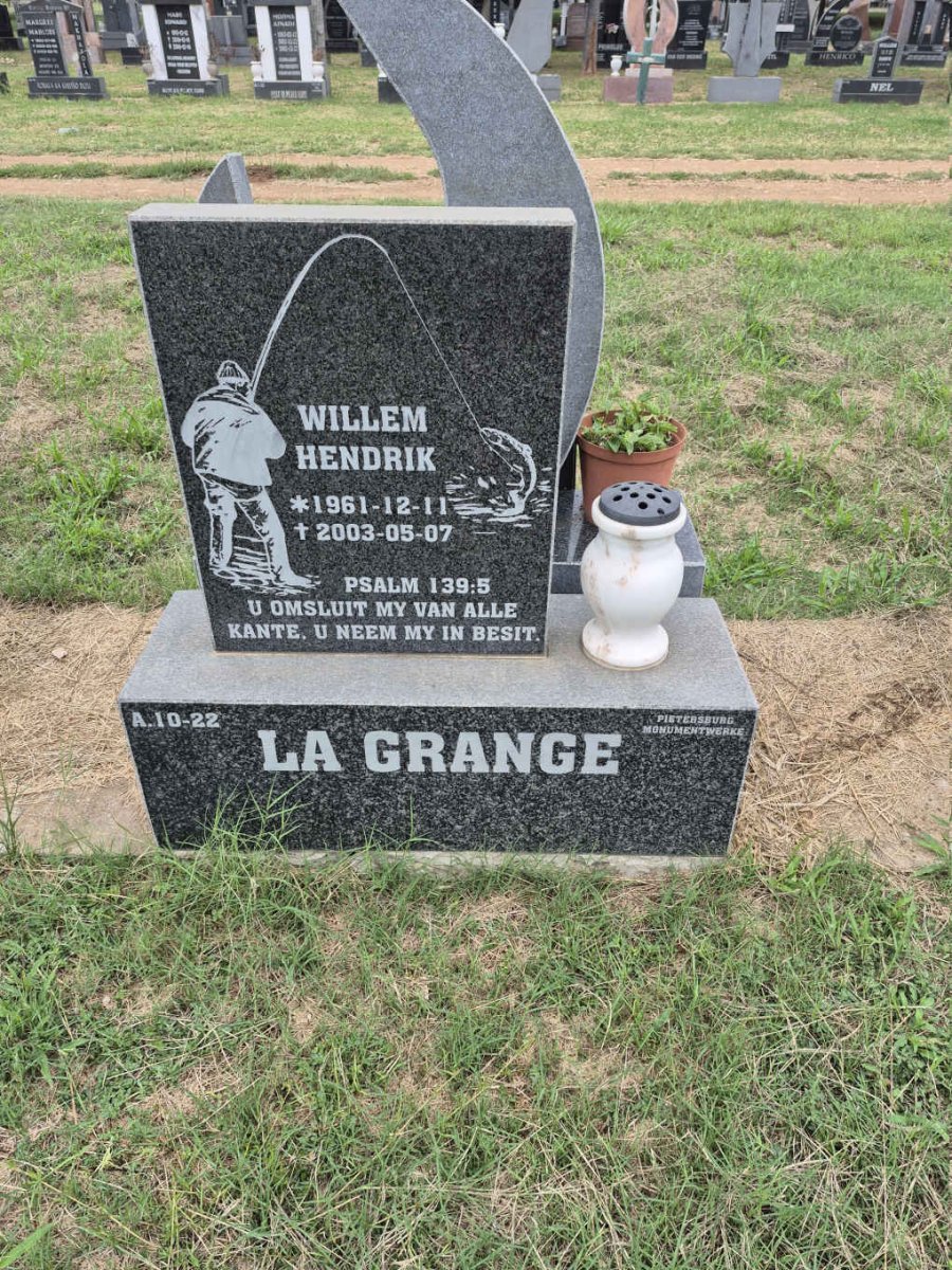GRANGE Willem Hendrik, la 1961-2003