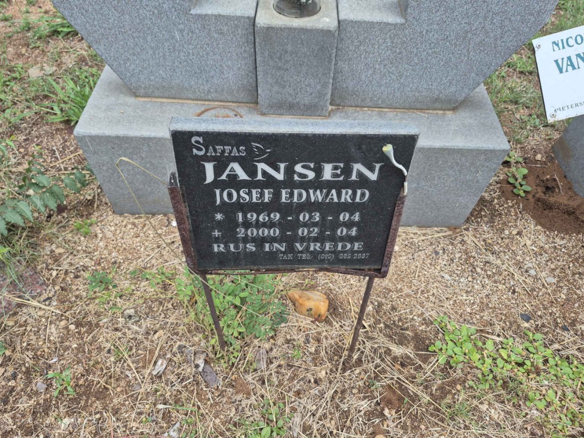 JANSEN Josef Edward 1969-2000